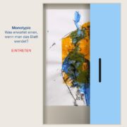Ateliereingang Monotypie