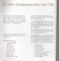 Katalog 25 Jahre Kunstgruppe