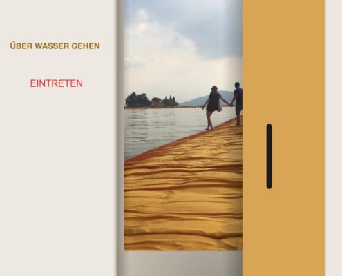 über Wasser gehen