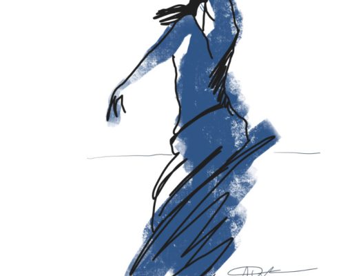 Tanz 2026-02 Tanz mit Procreate erstellt