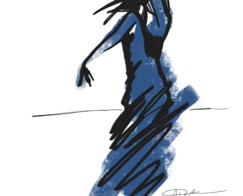 Tanz 2026-02 Tanz mit Procreate erstellt