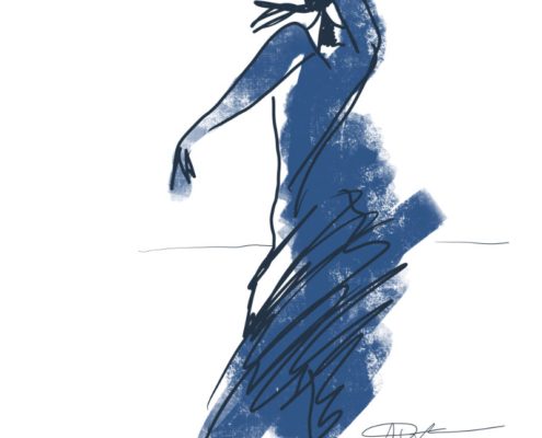 Tanz 2026-02 Tanz mit Procreate erstellt
